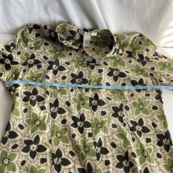 Geoffrey Beene Sport Buttoned Down Blouse Size XL - Picture 9 of 13